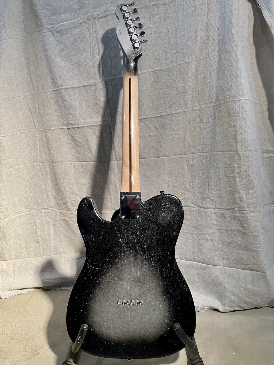 back of finished guitar